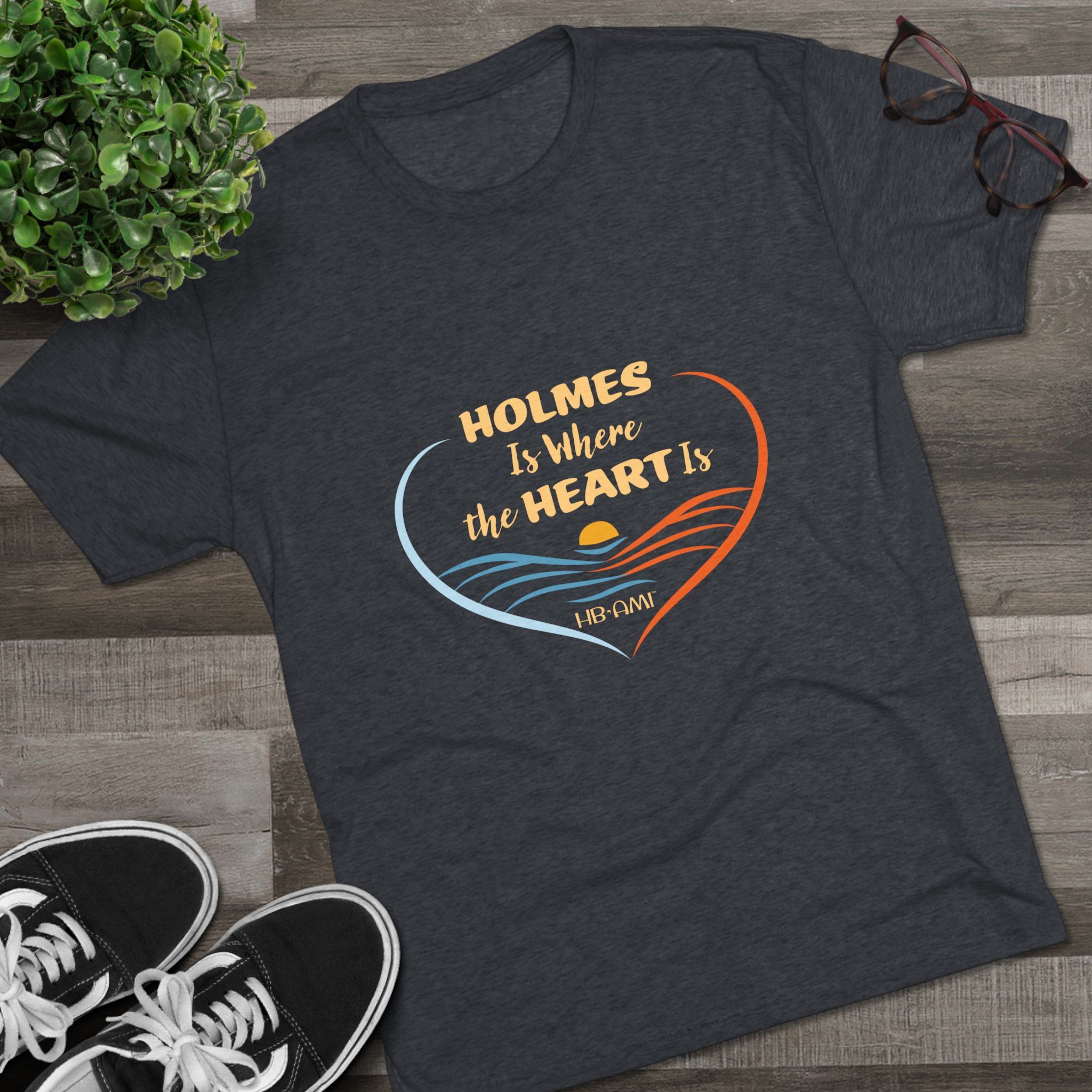 Holmes Is Where The Heart Is T-Shirt — Beach Sunset Island Tee - Image 7