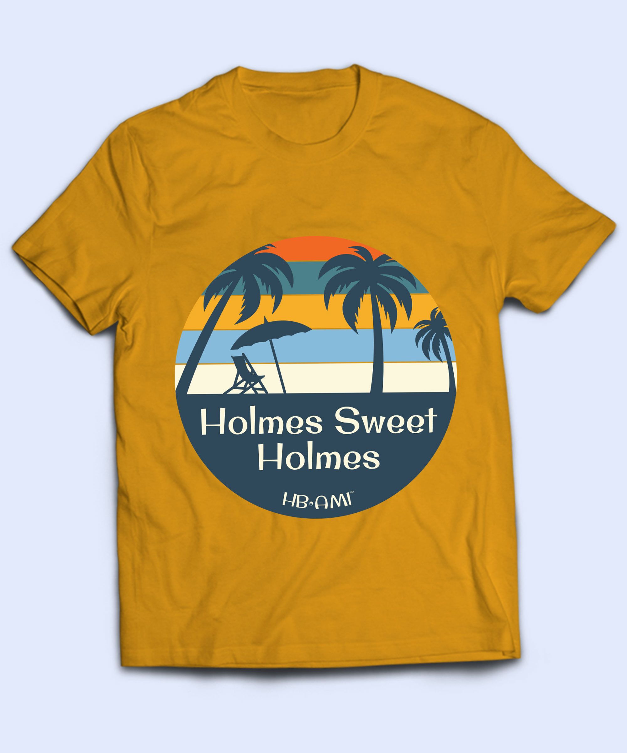 Holmes Sweet Holmes Cotton Crew Palm – Floating Design - Image 1