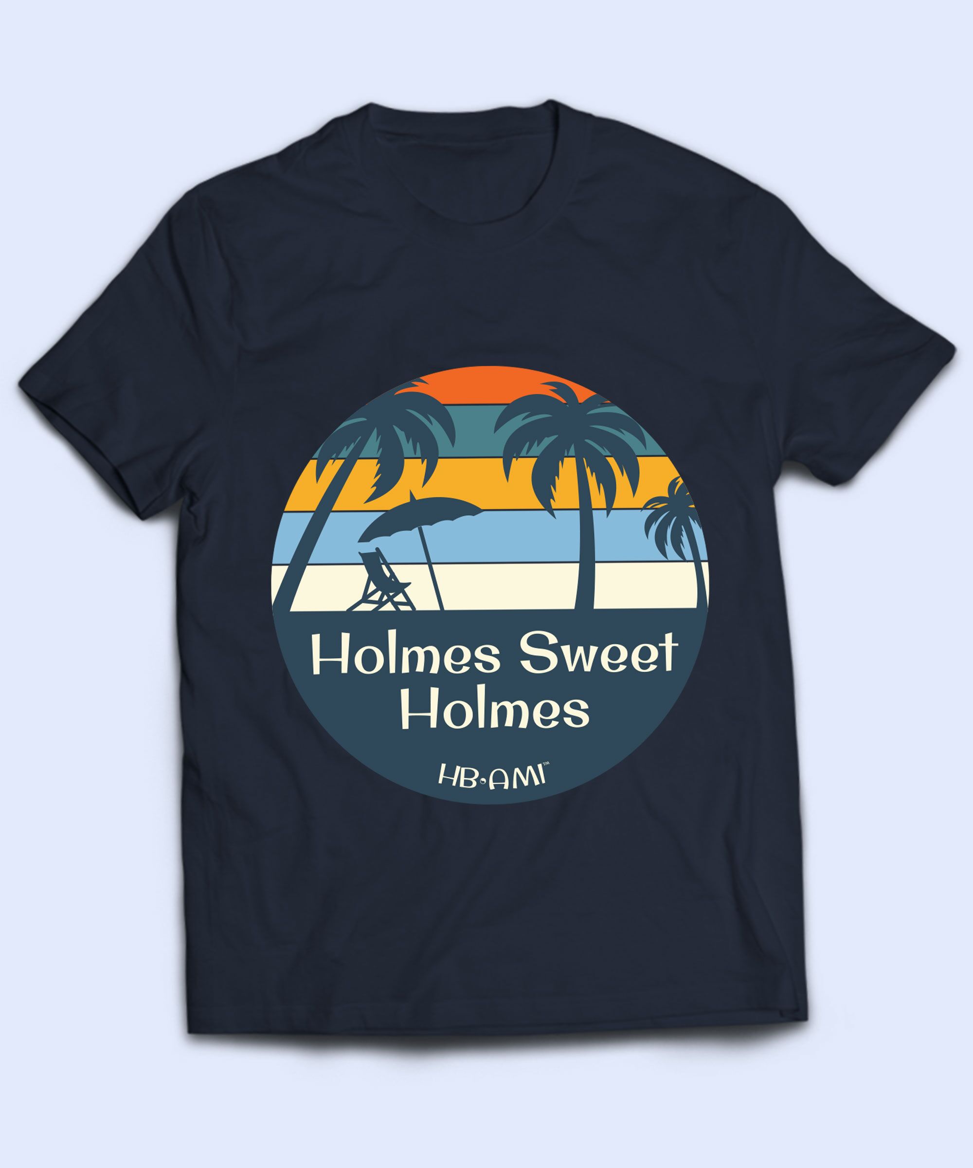 Holmes Sweet Holmes Triblend Palm – Floating Design - Image 1