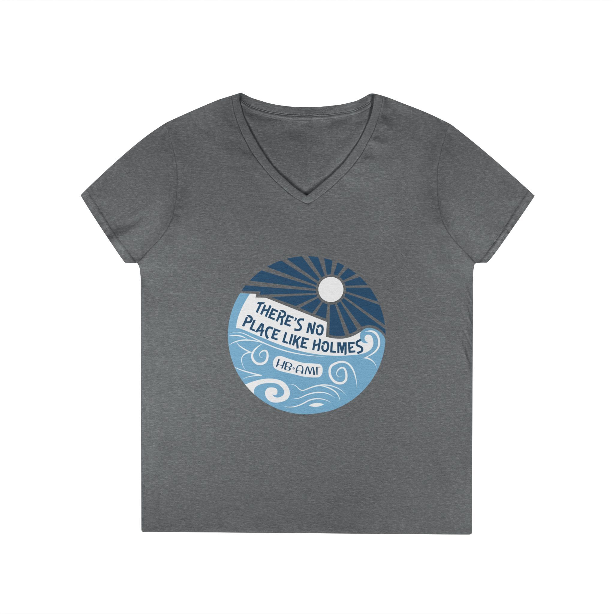 Beach Ball There Is No Place Like Holmes V-neck T-shirt HB-AMI Collection - Image 8