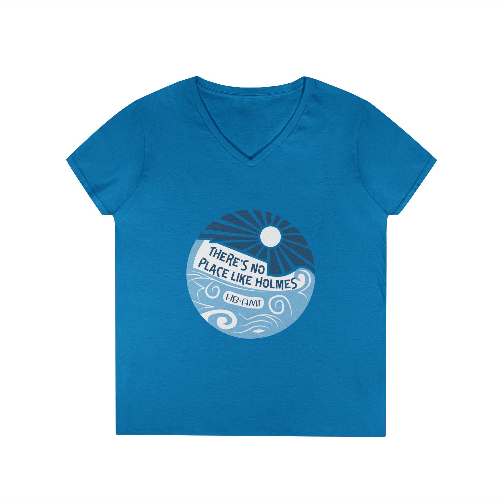 Beach Ball There Is No Place Like Holmes V-neck T-shirt HB-AMI Collection - Image 1