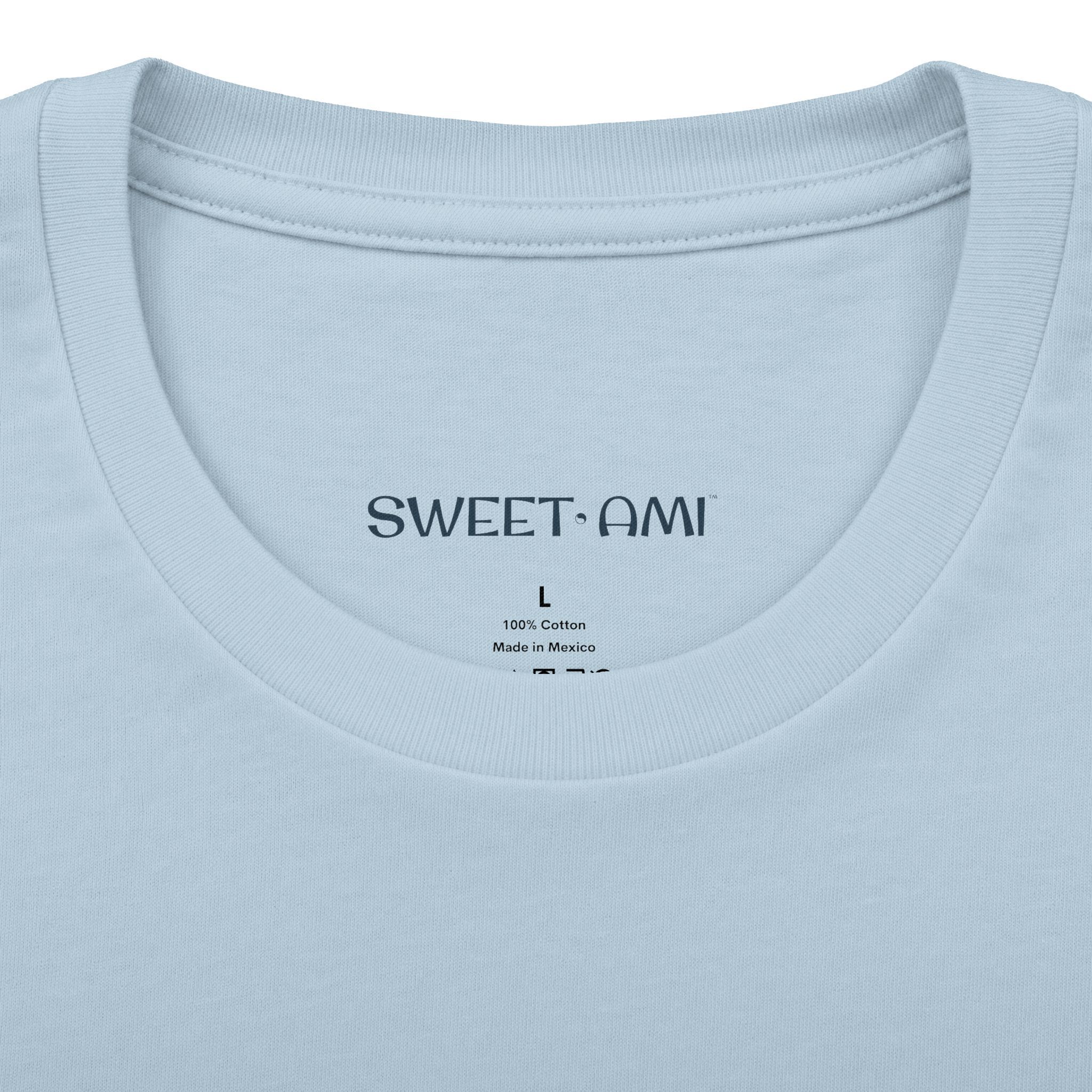 SWEET AMI Good Times Palm Tree Cotton Crew Tee - Image 6