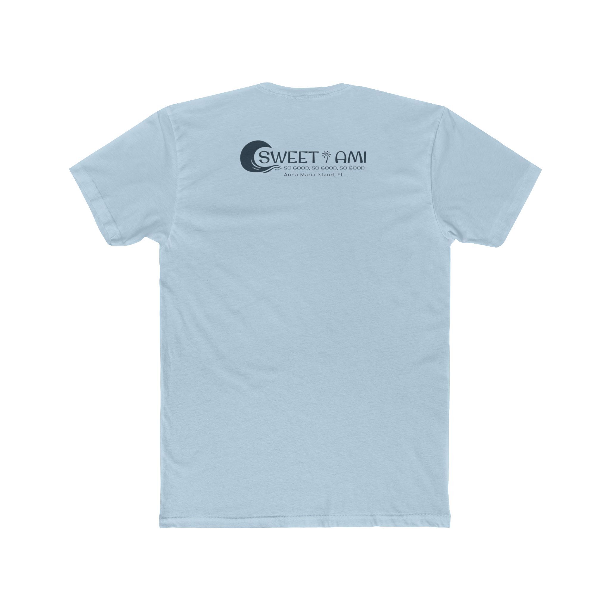 SWEET AMI Good Times Palm Tree Cotton Crew Tee - Image 5