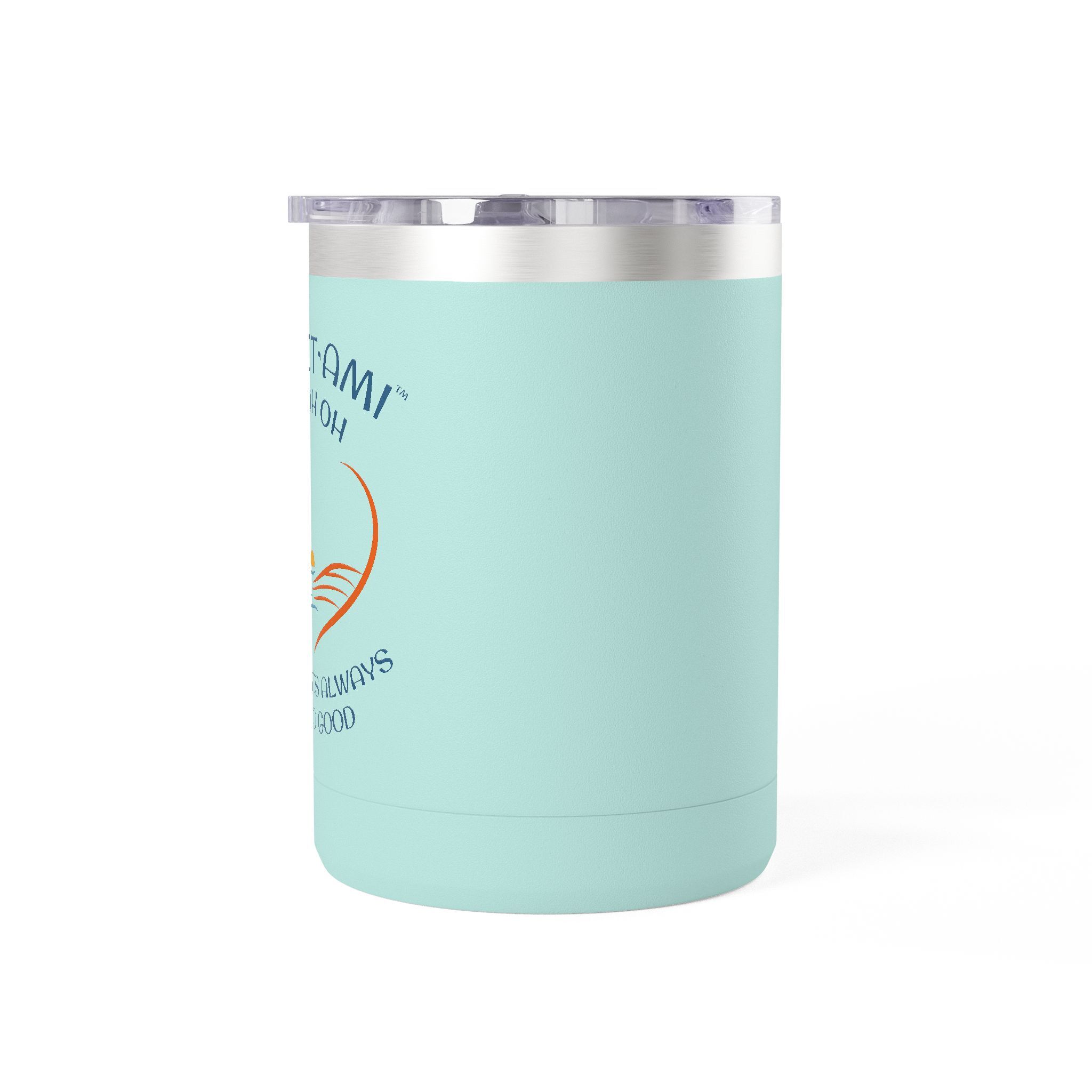 SWEET AMI Good Times Heart Coffee Mug Tumbler, 15oz - Image 1