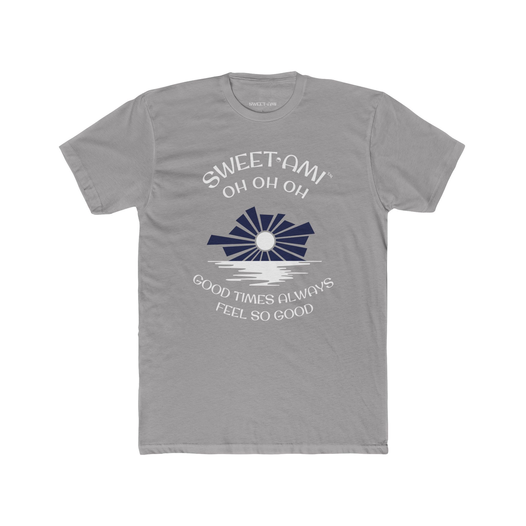 SWEET AMI Good Times Sunset Cotton Crew Tee - Image 1