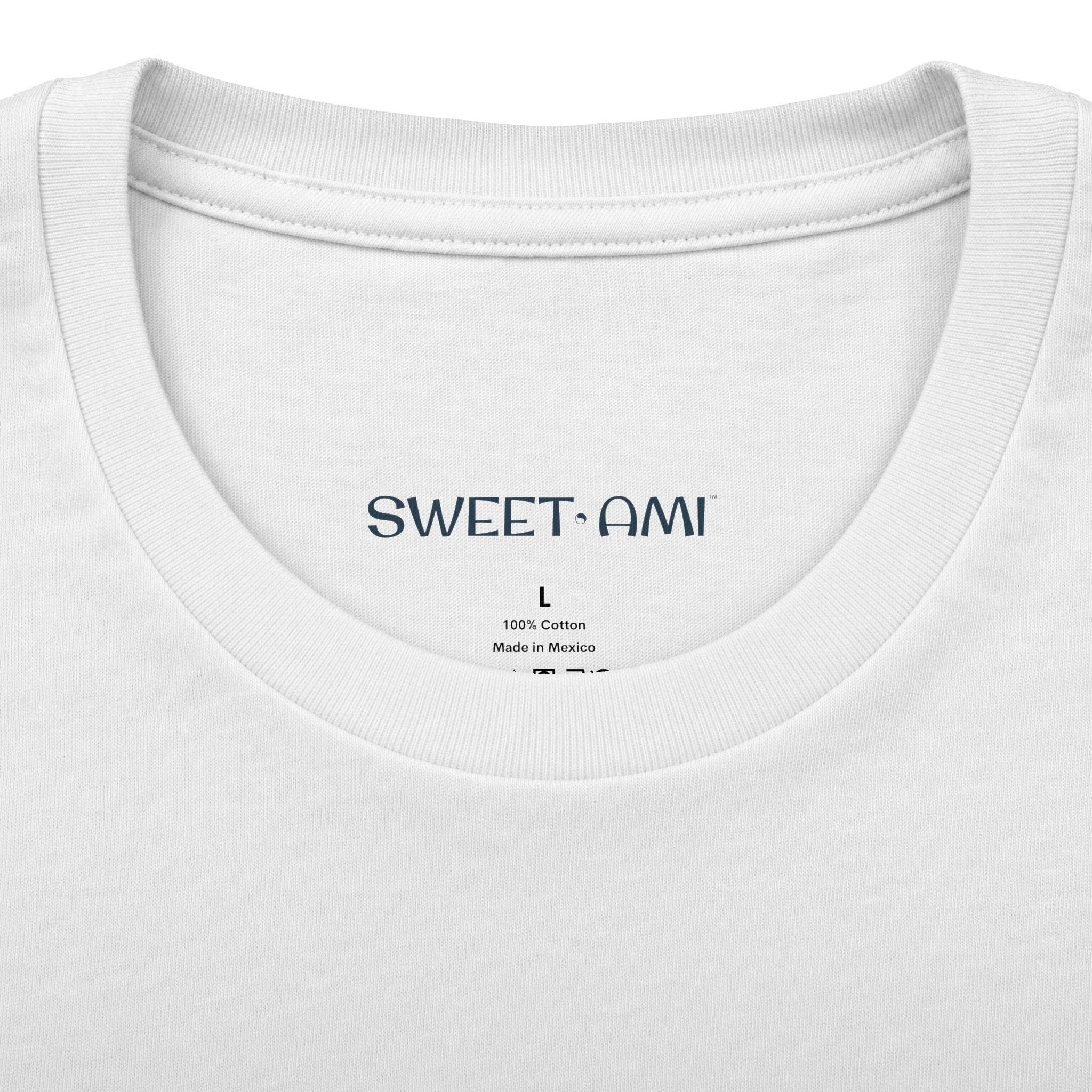 SWEET AMI Good Times Palm Tree Cotton Crew Tee - Image 3