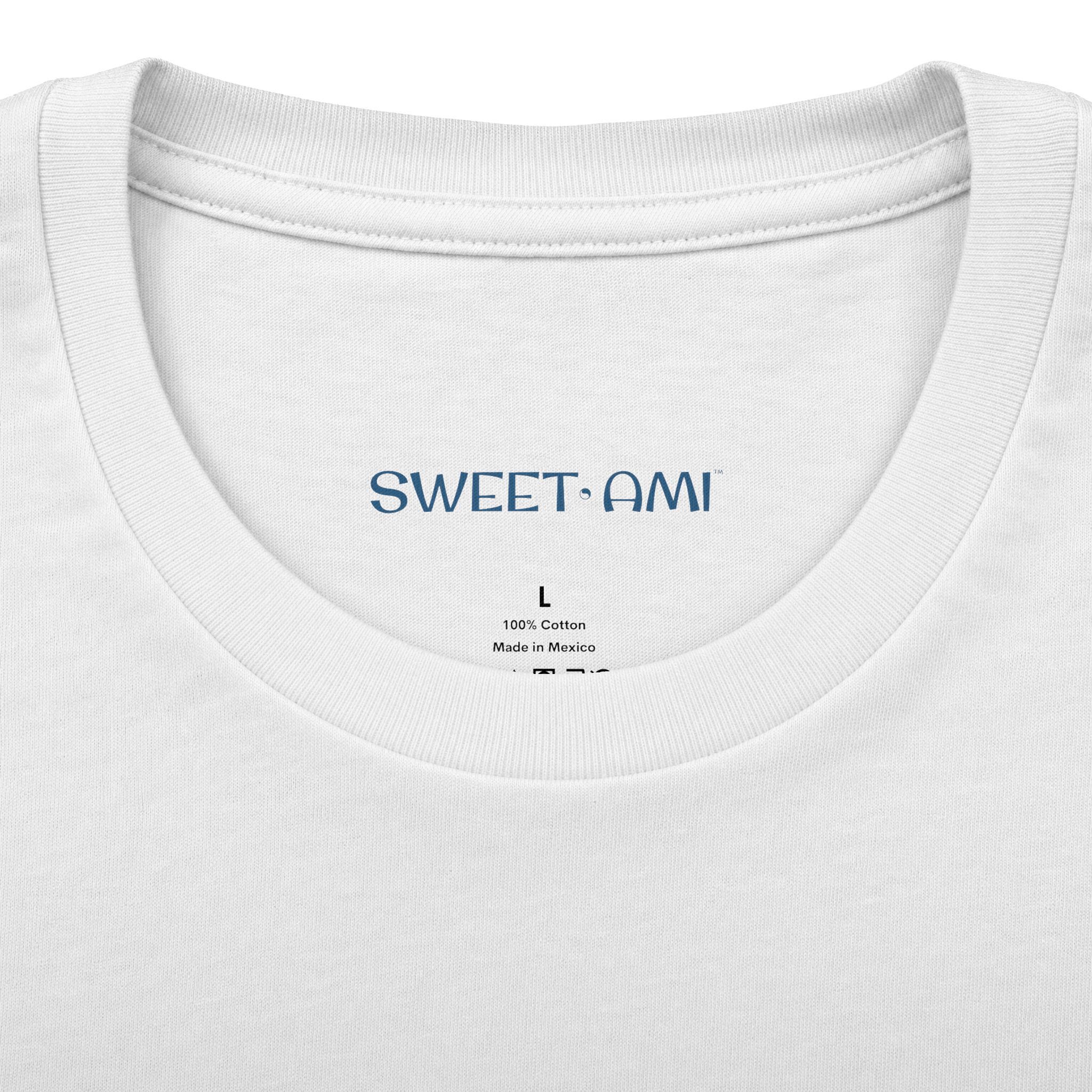 SWEET AMI Good Times Beach Ball Cotton Crew Tee - Image 3