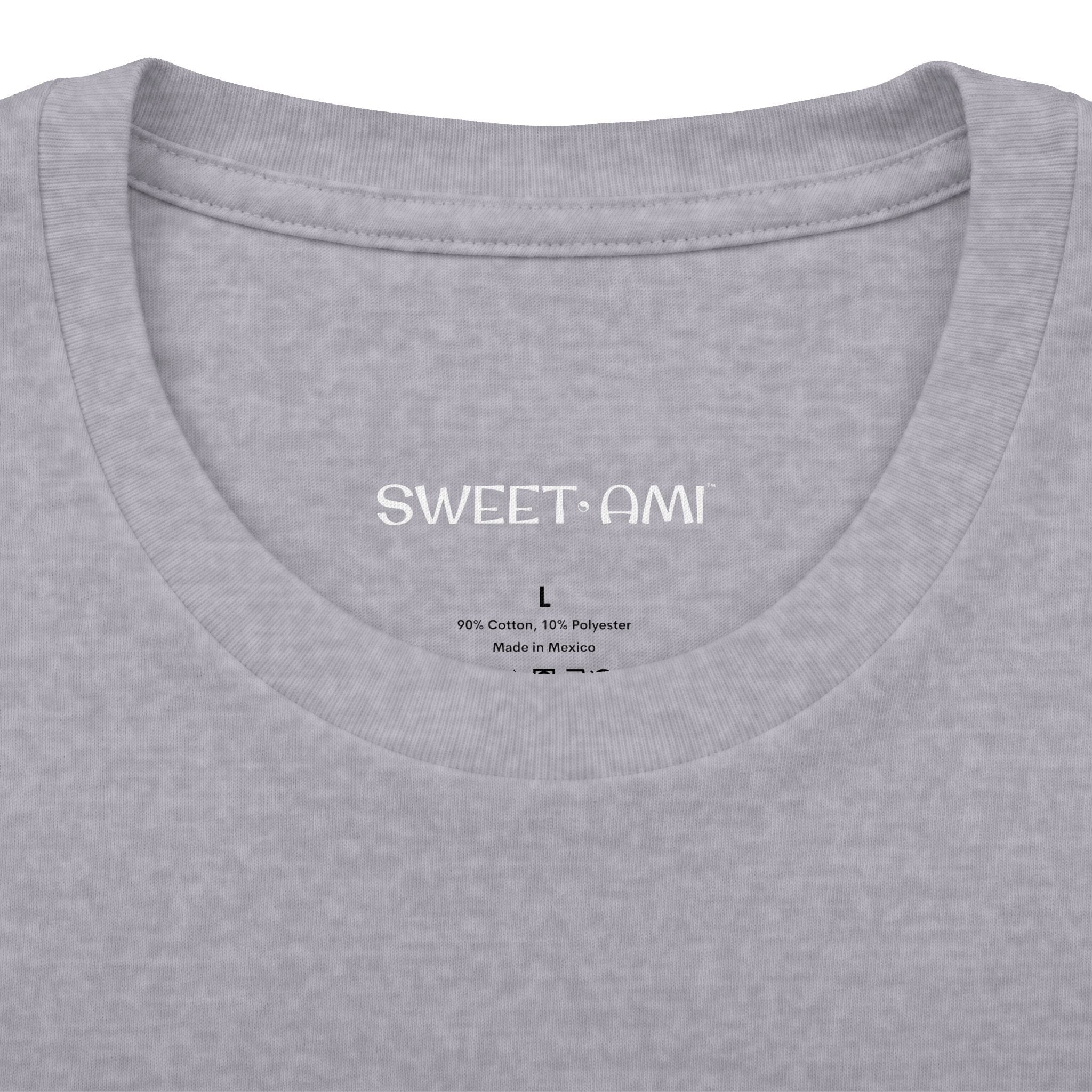 SWEET AMI Good Times Heart Cotton Crew Tee - Image 3
