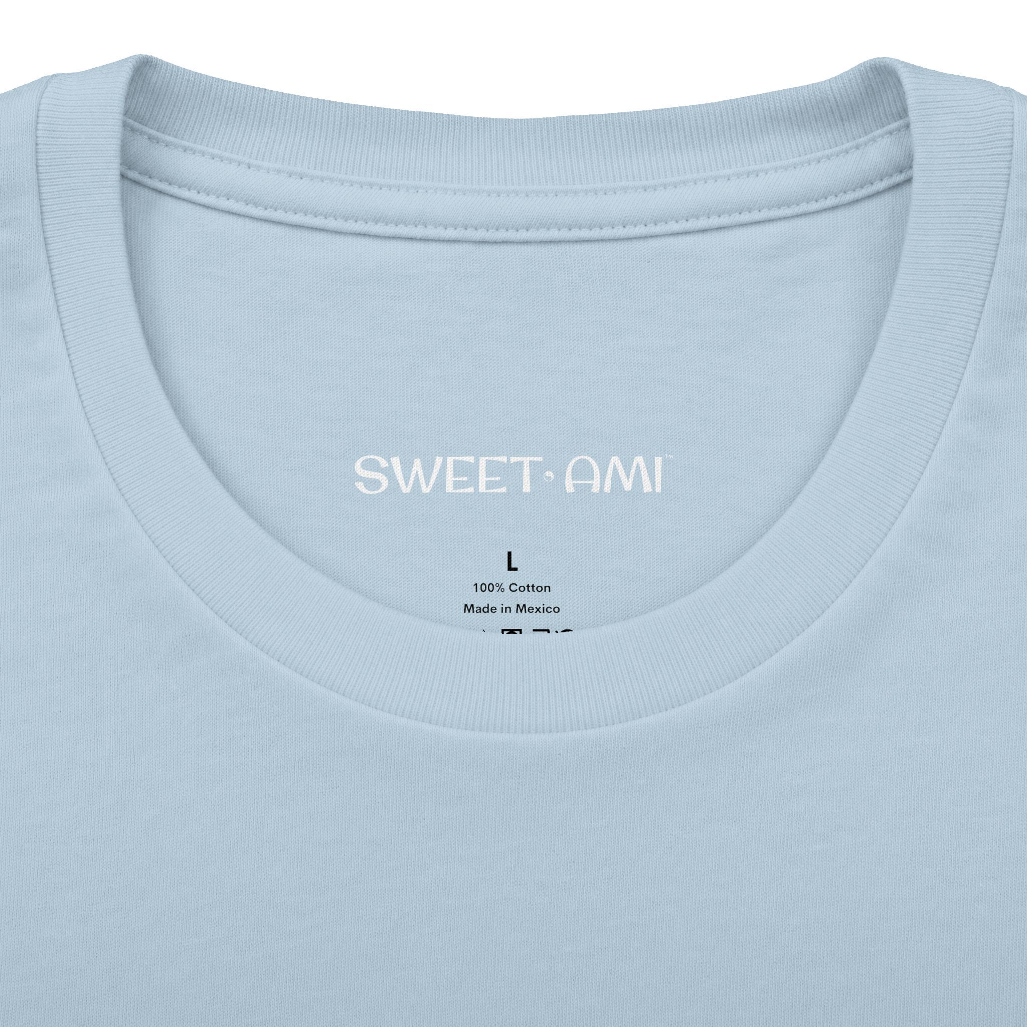SWEET AMI Good Times Heart Cotton Crew Tee - Image 6