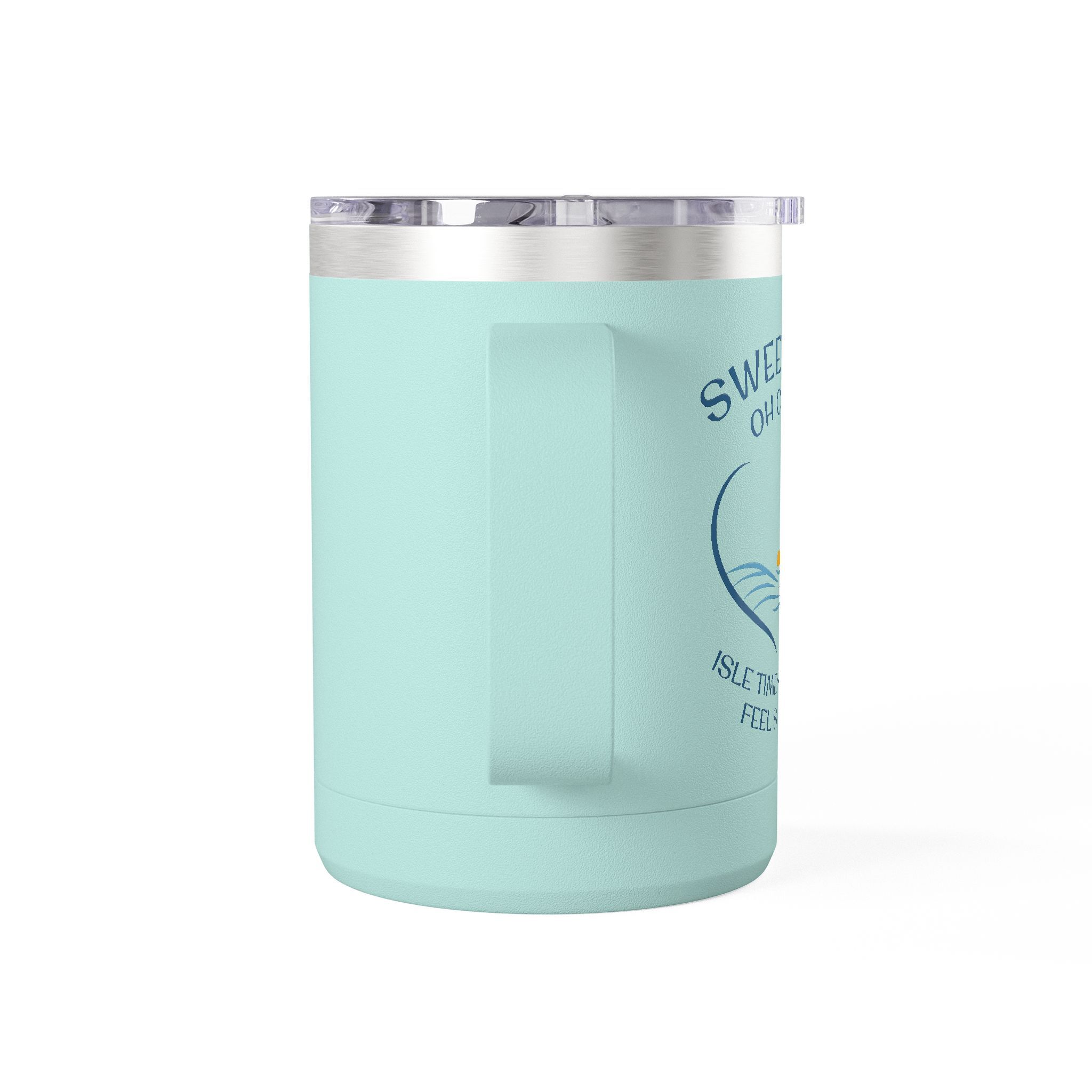 SWEET AMI Isle Times Heart Coffee Mug Tumbler, 15oz - Image 7